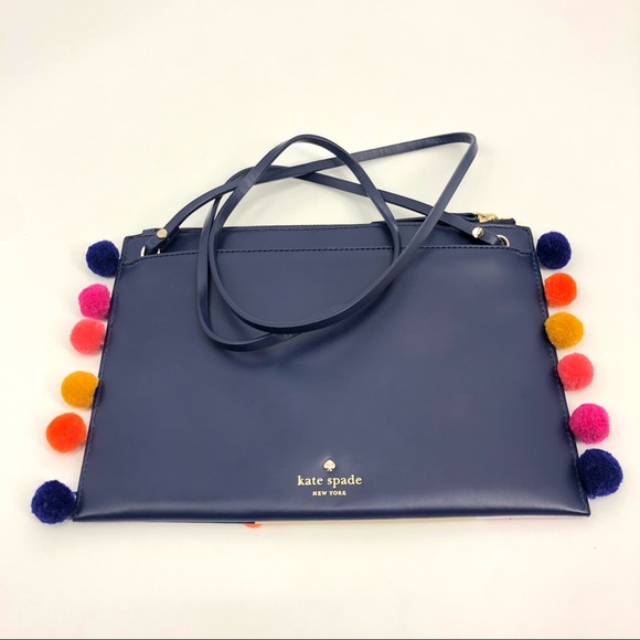 ✨Kate Spade Winking Camel Blue Multicolored Bag - Picture 14 of 16